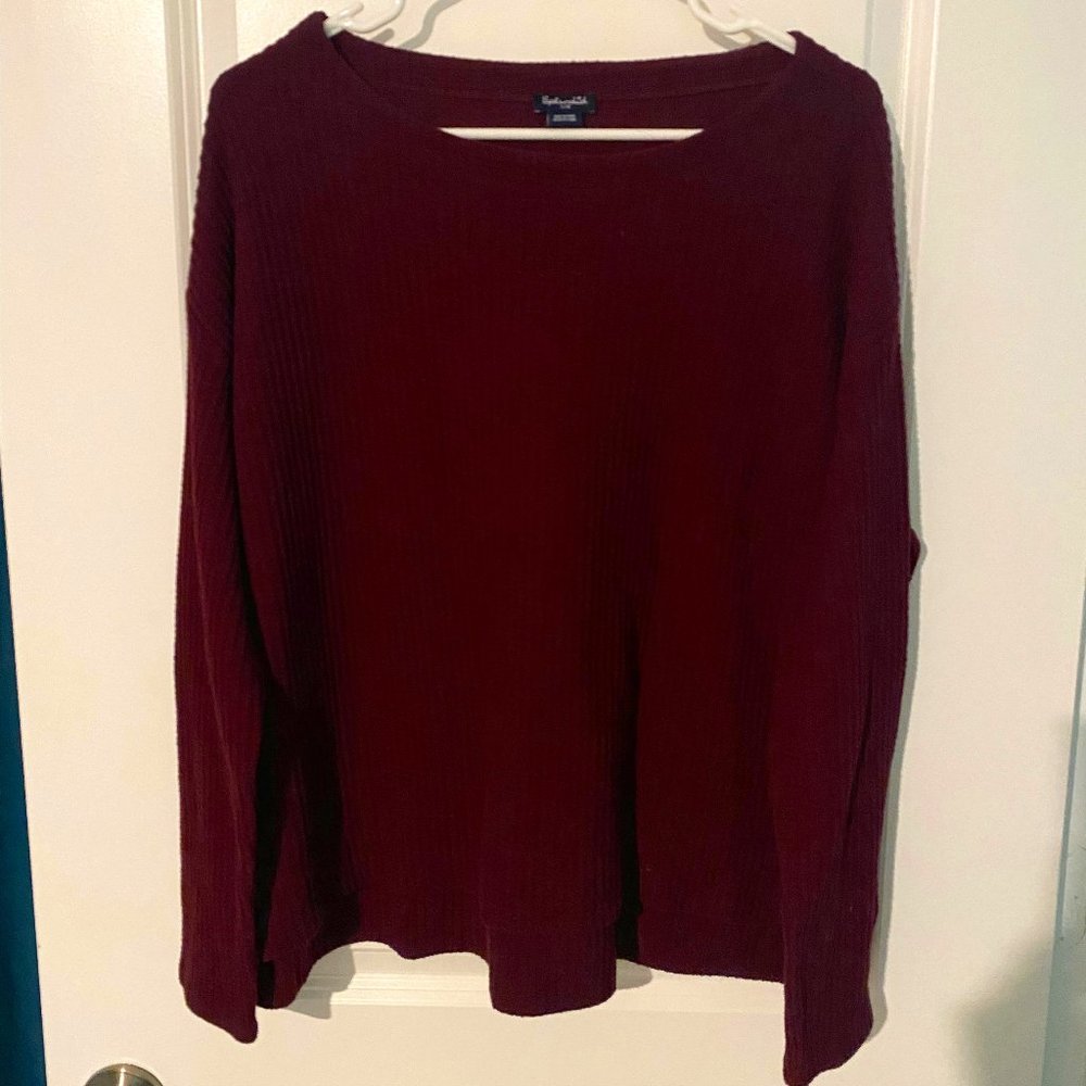 Burgundy Sweater